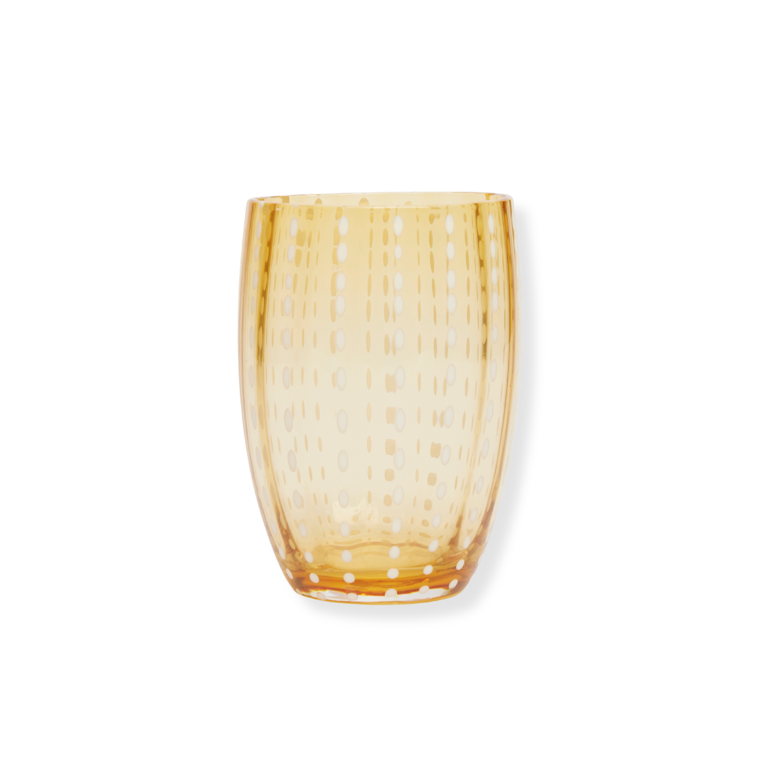 Rent: Light Amber Speckled Tumbler (11cm)