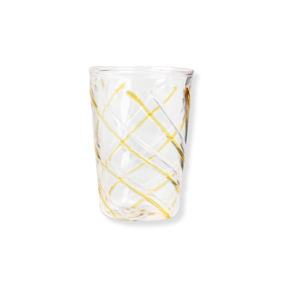 Rent: Pink & Amber Swirl Tumbler (10cm)