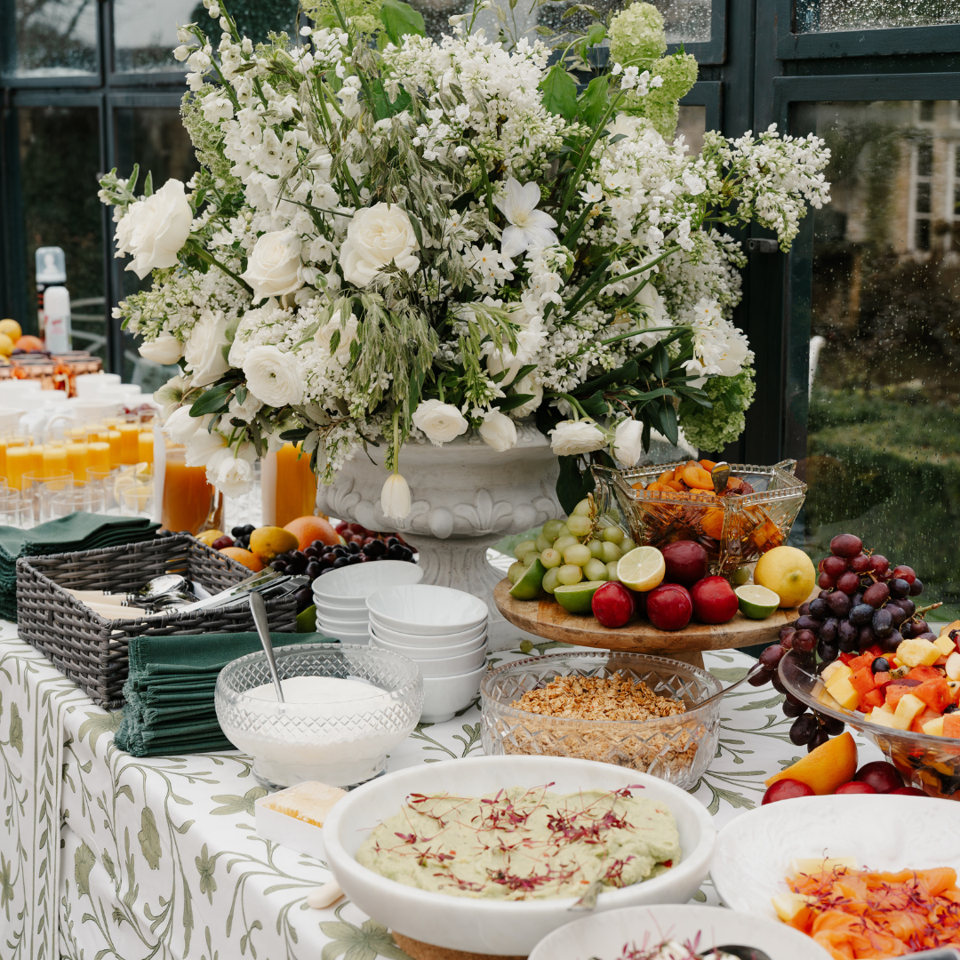 Rent: Verde Swirl Tablecloth