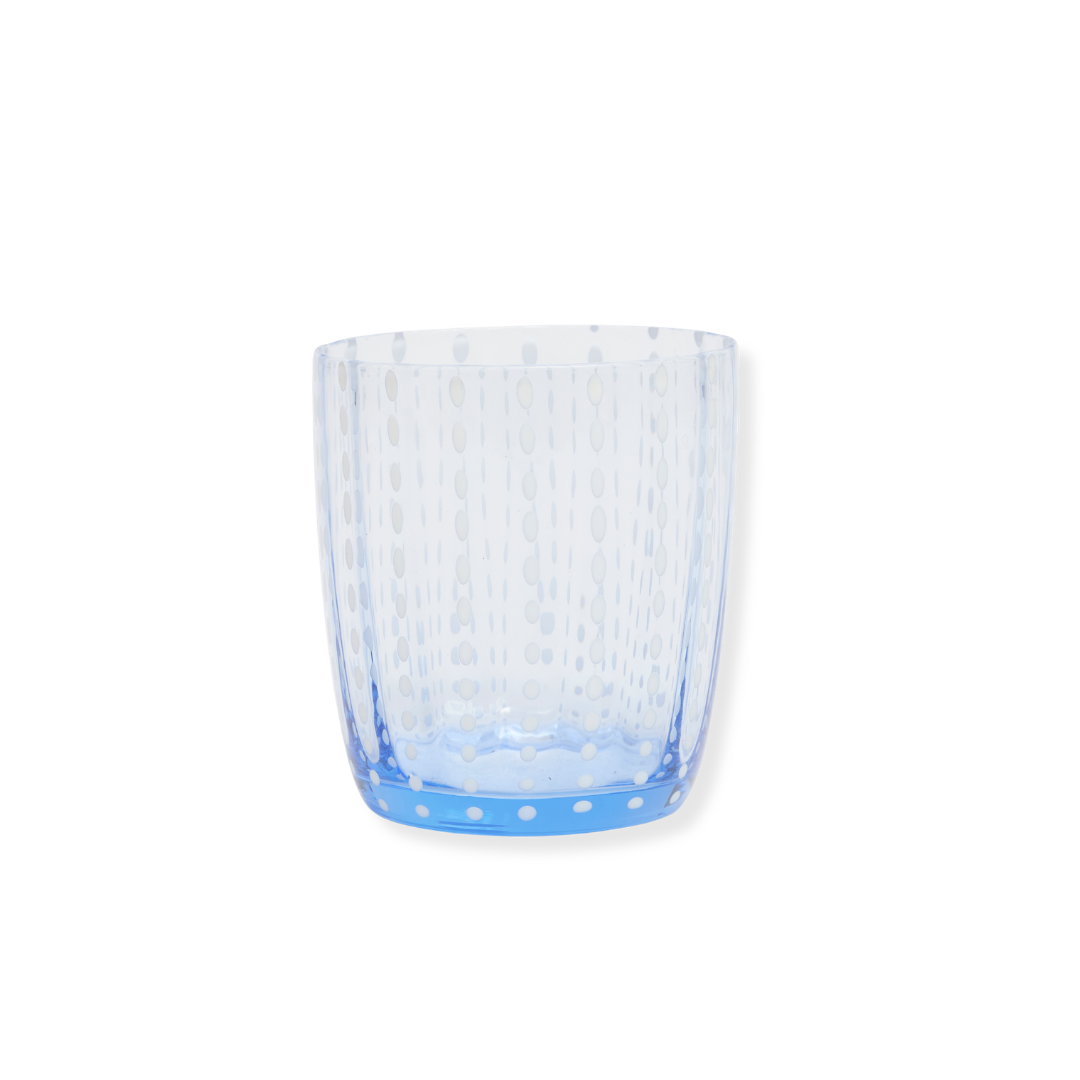 Rent: Sky Blue Speckled Tumbler (9cm)