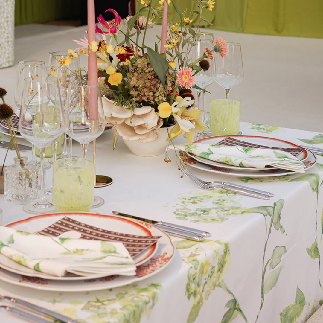 Rent: The Hydrangea Tablecloth