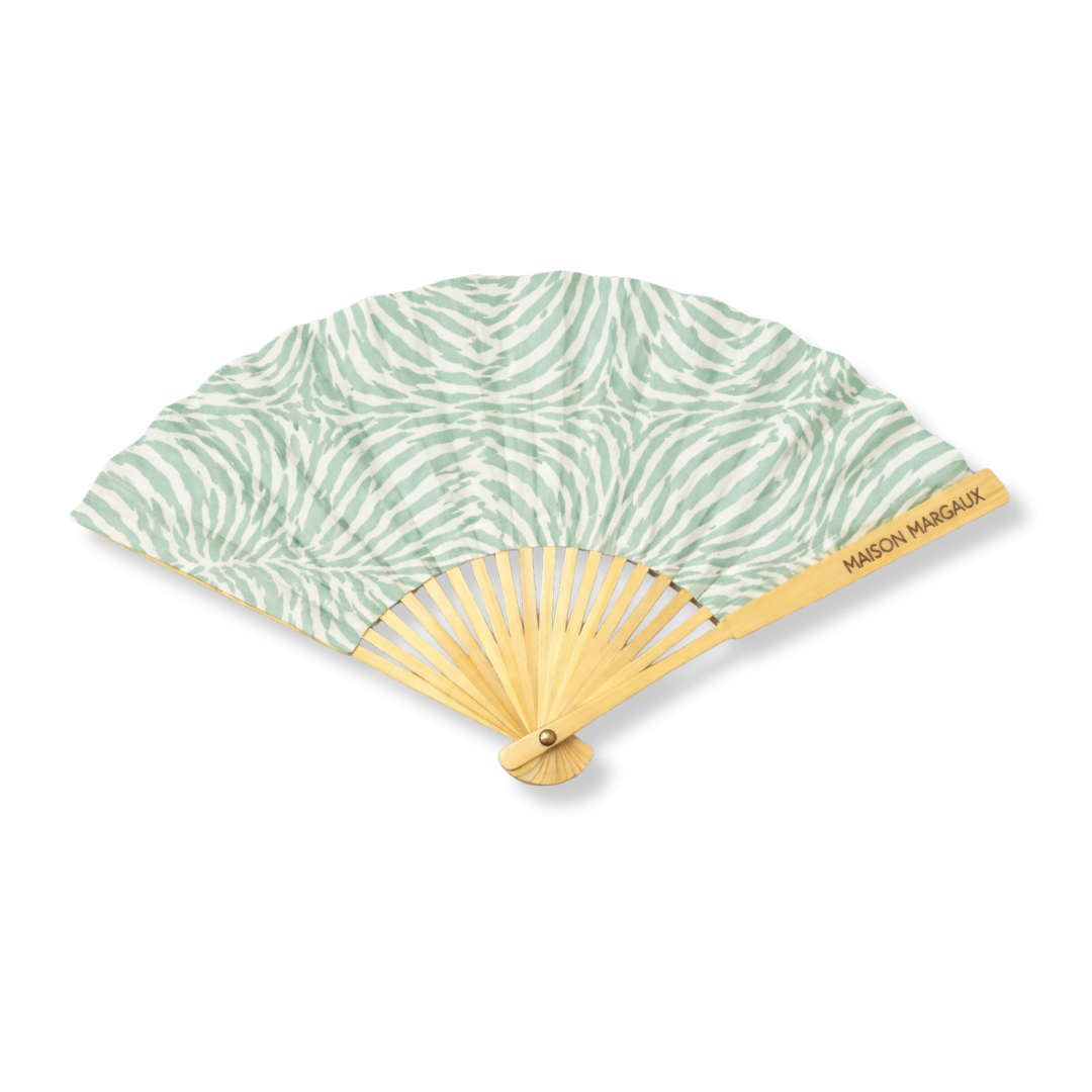 Made To Order: Zebra Paper Fans (Pack of 10)