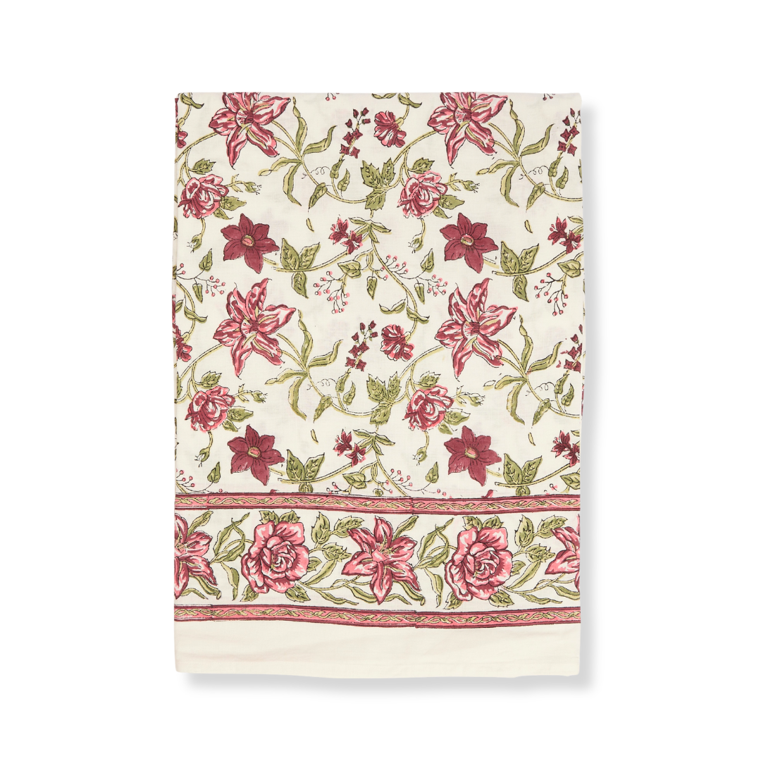 Rent: Allegra Red Tablecloth