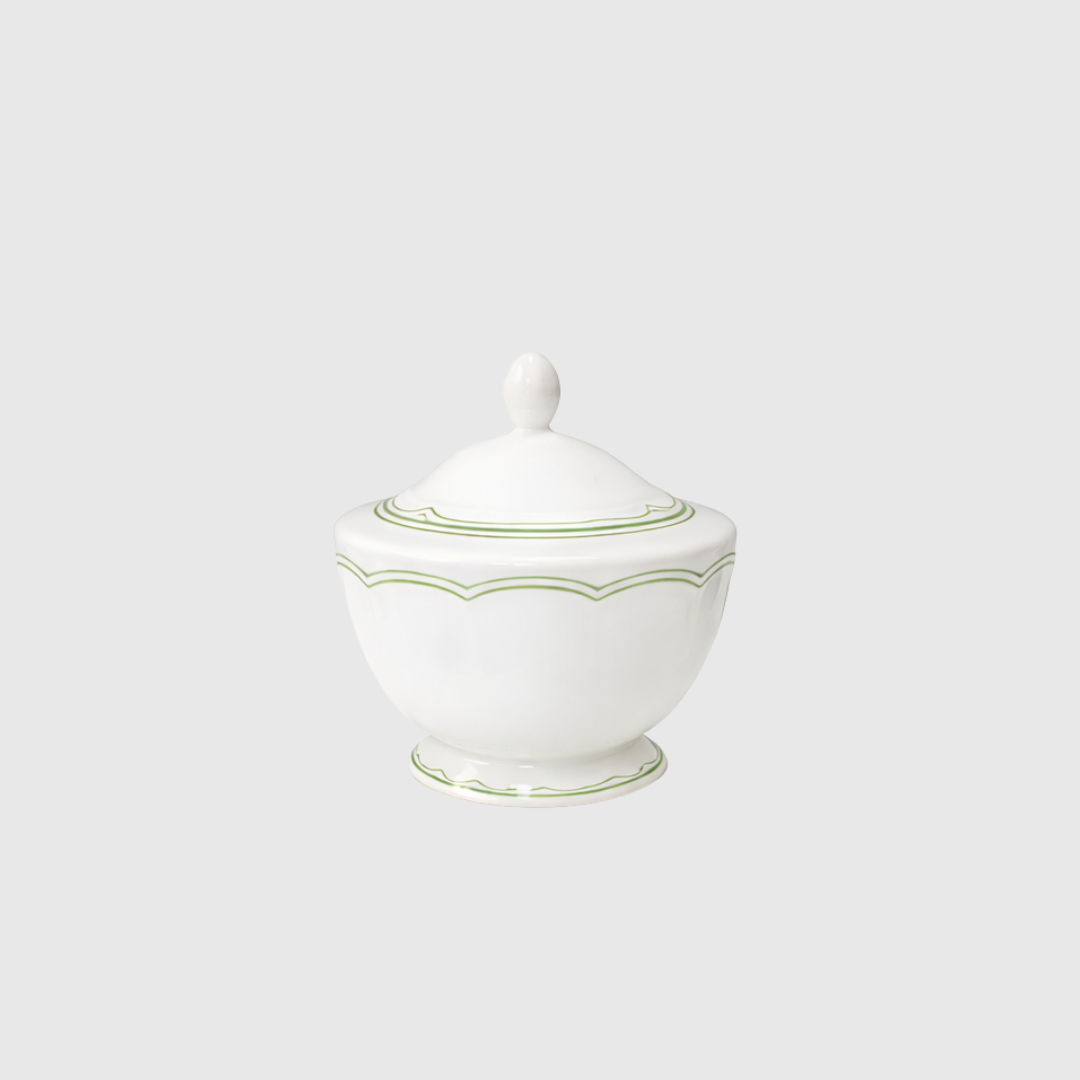 Provence Green Sugar Pot - 11.5cm