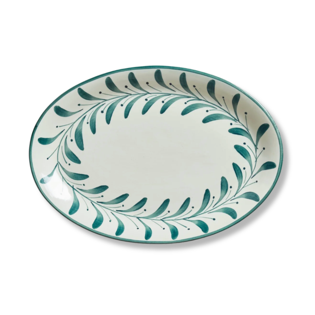 Rent: Aria Teal Platter (35.5cm)