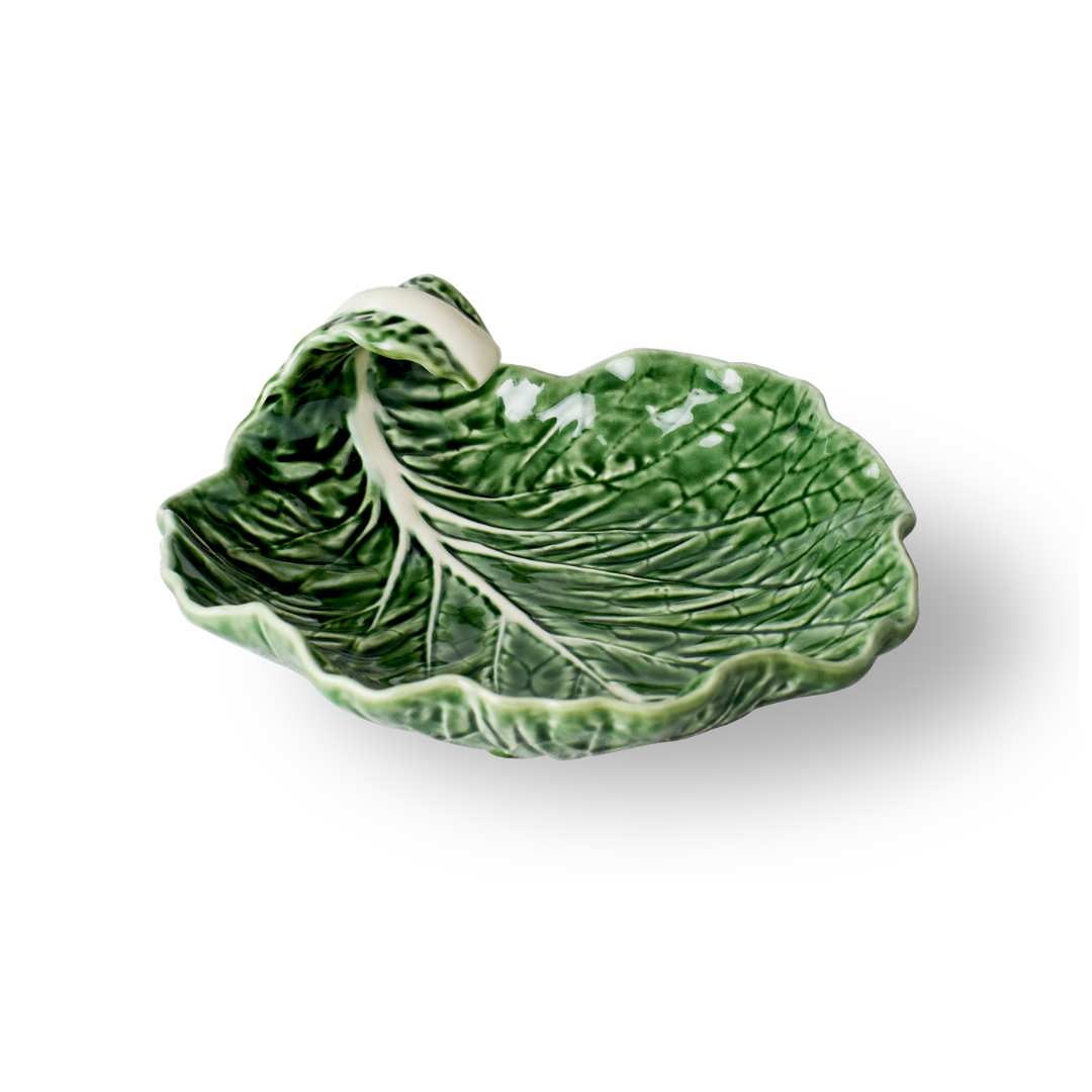 Rent: Medium Green Cabbage Leaf Bowl (25cm)