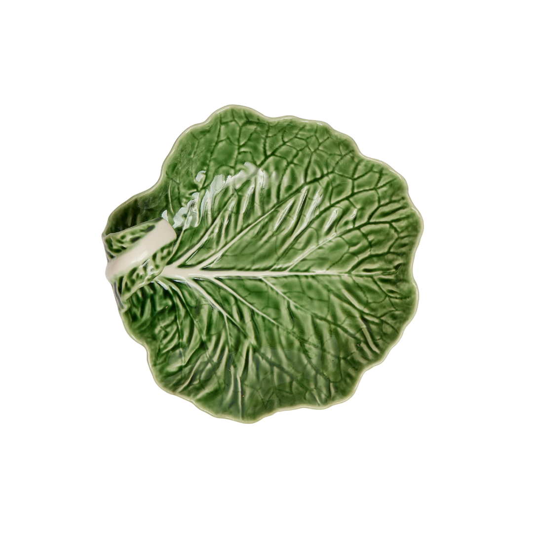 Rent: Medium Green Cabbage Leaf Bowl (25cm)