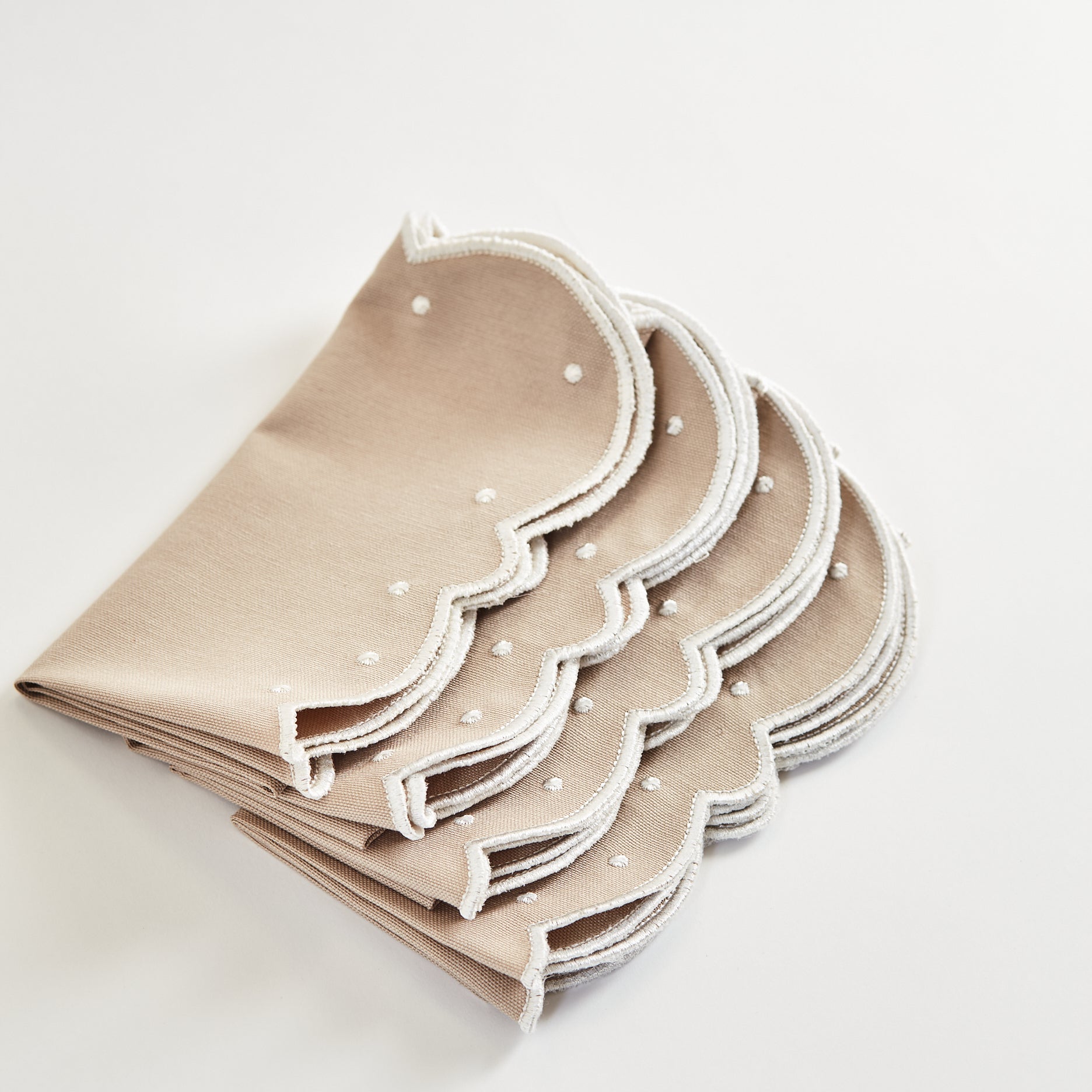 Margaux Oat Napkin (set of 5) - Preloved