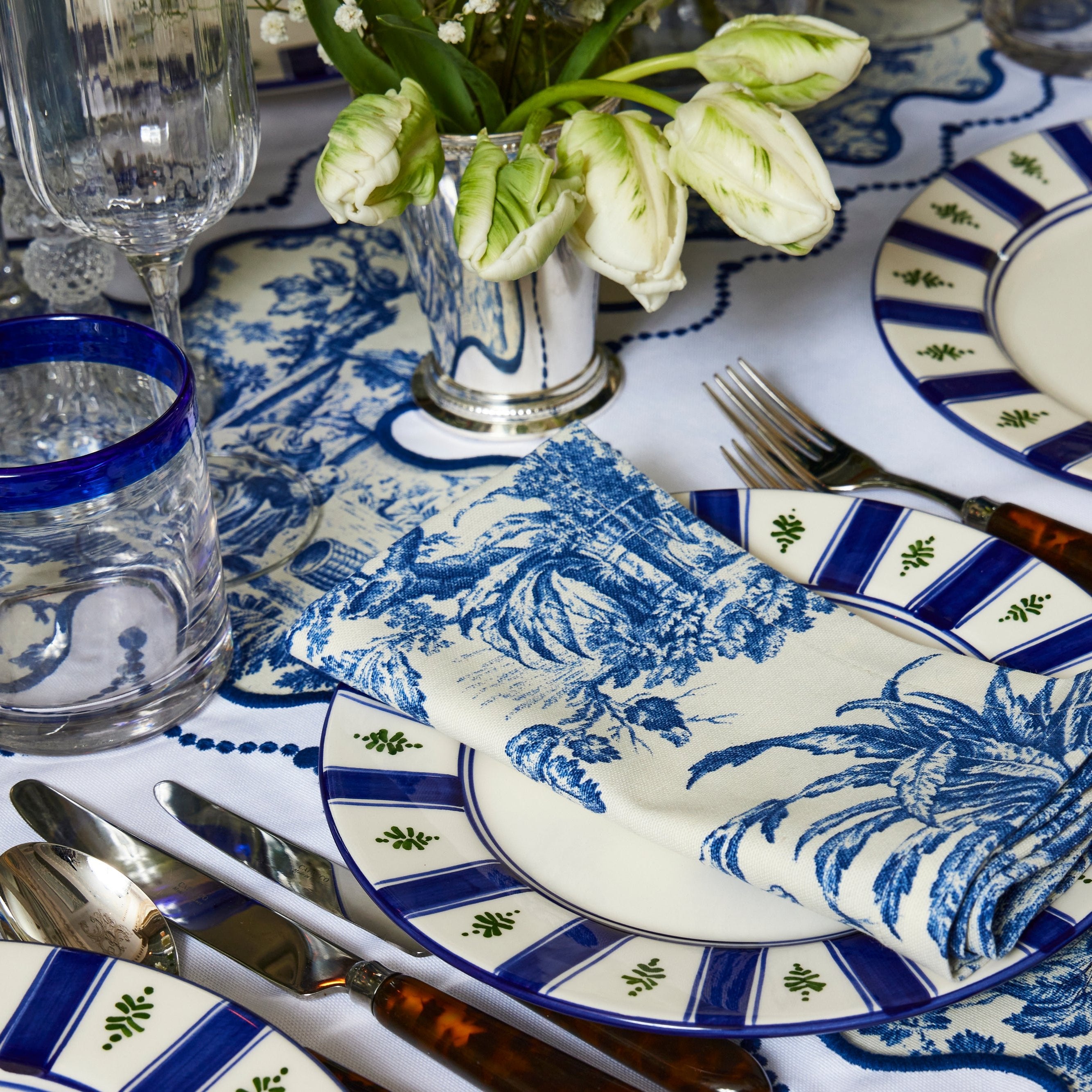 Rent: Blue Rim Tumbler (11cm)