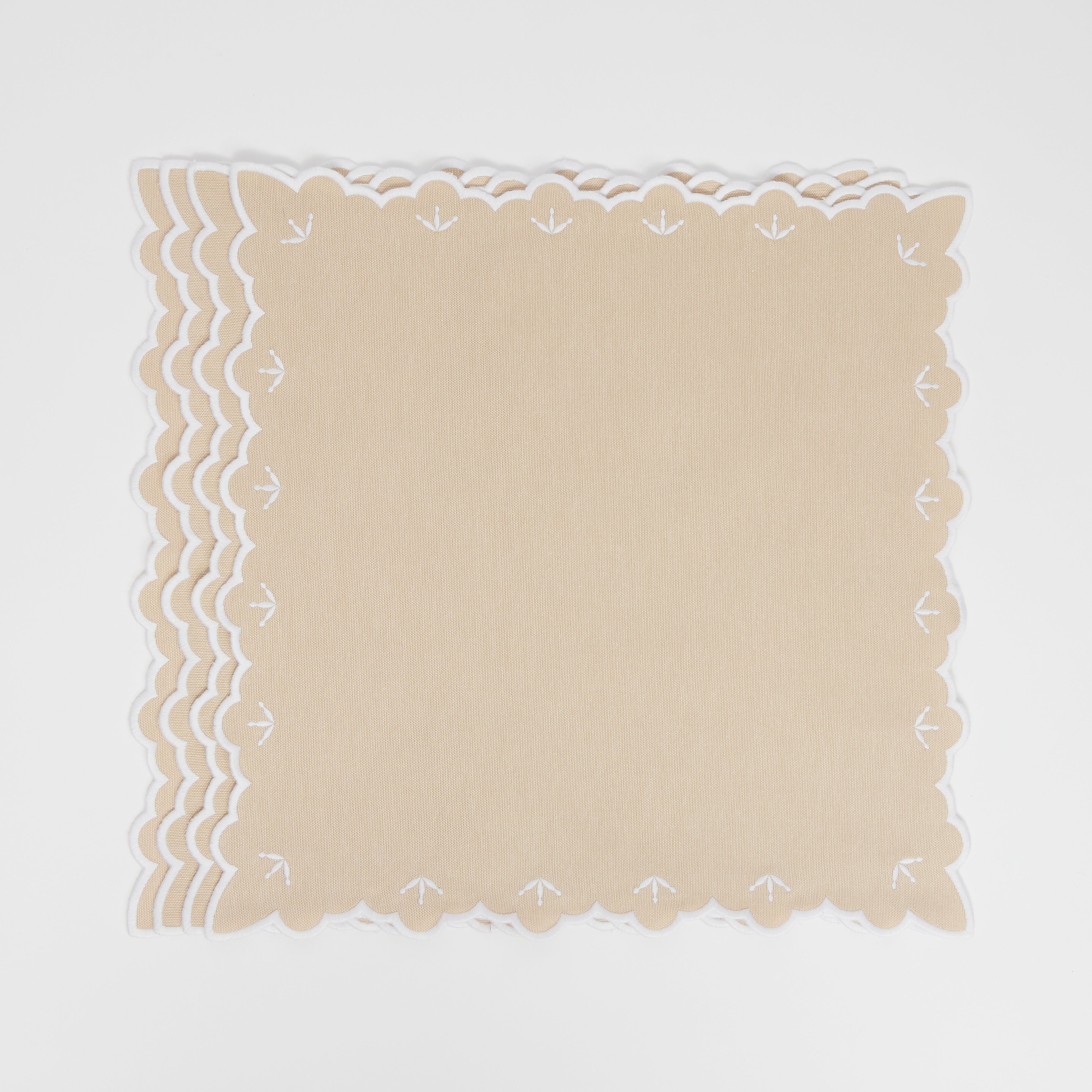 Embroidered Sienna Napkins (set of 4)