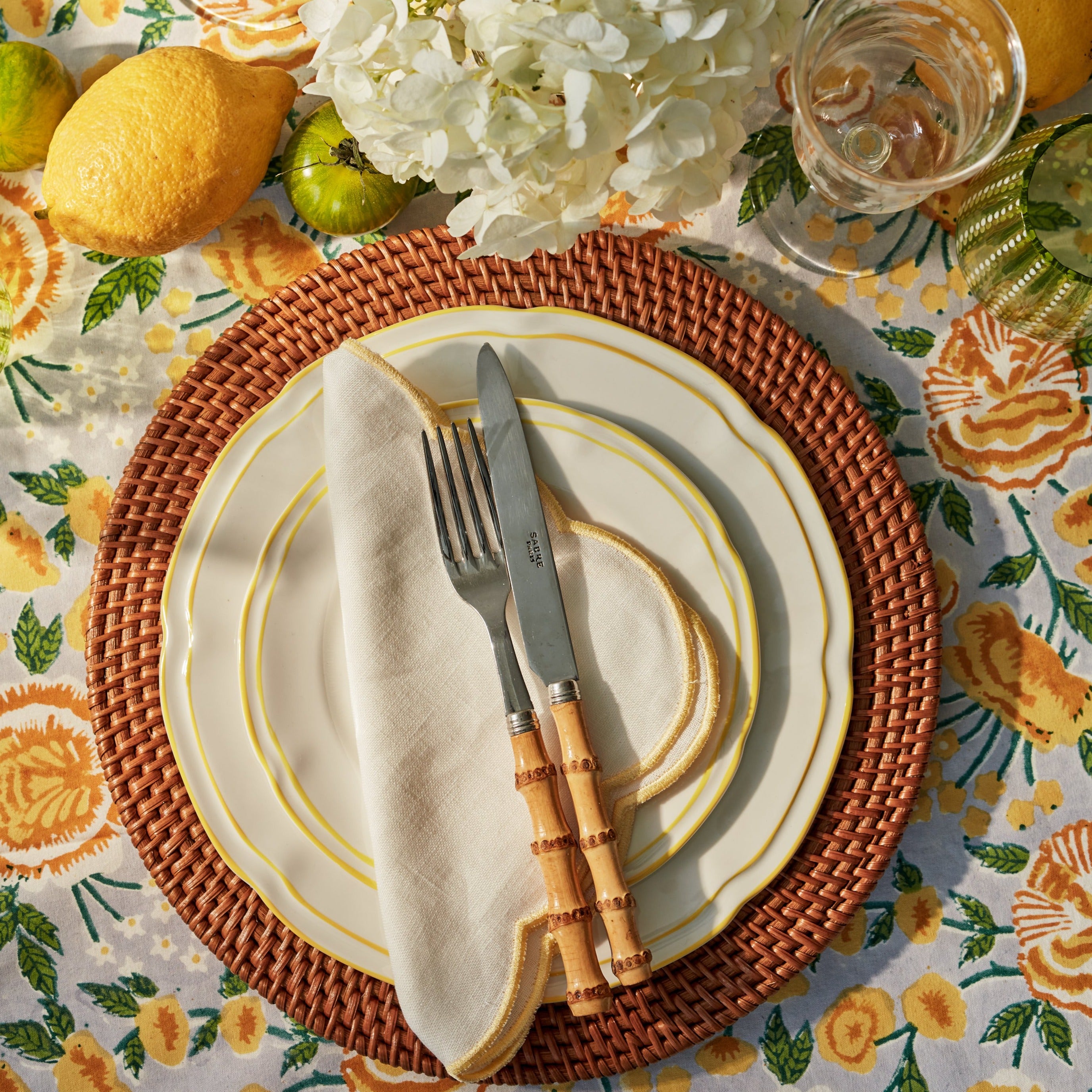 Rent: Provence Yellow Dessert Plate (19.5cm)