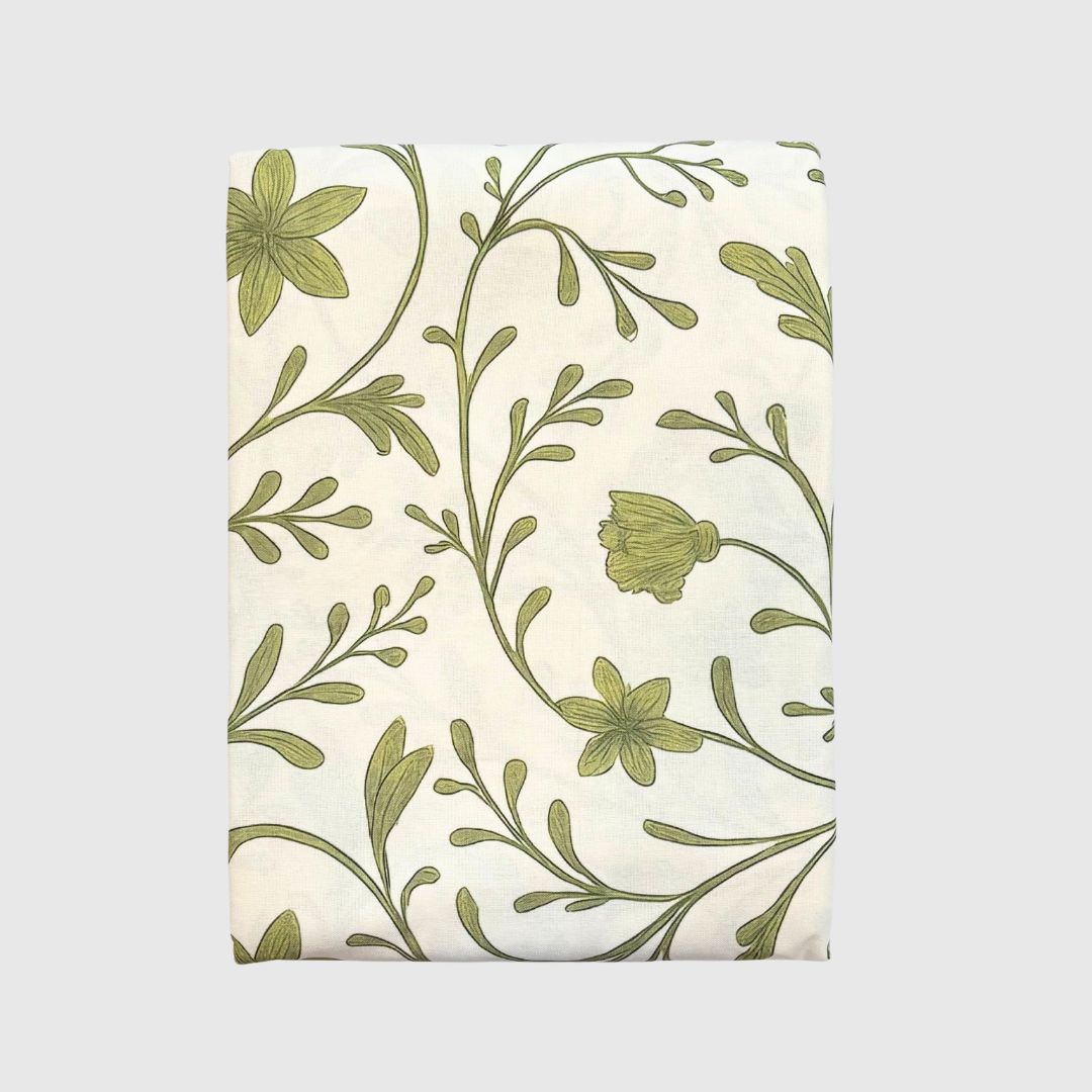Rent: Verde Swirl Tablecloth