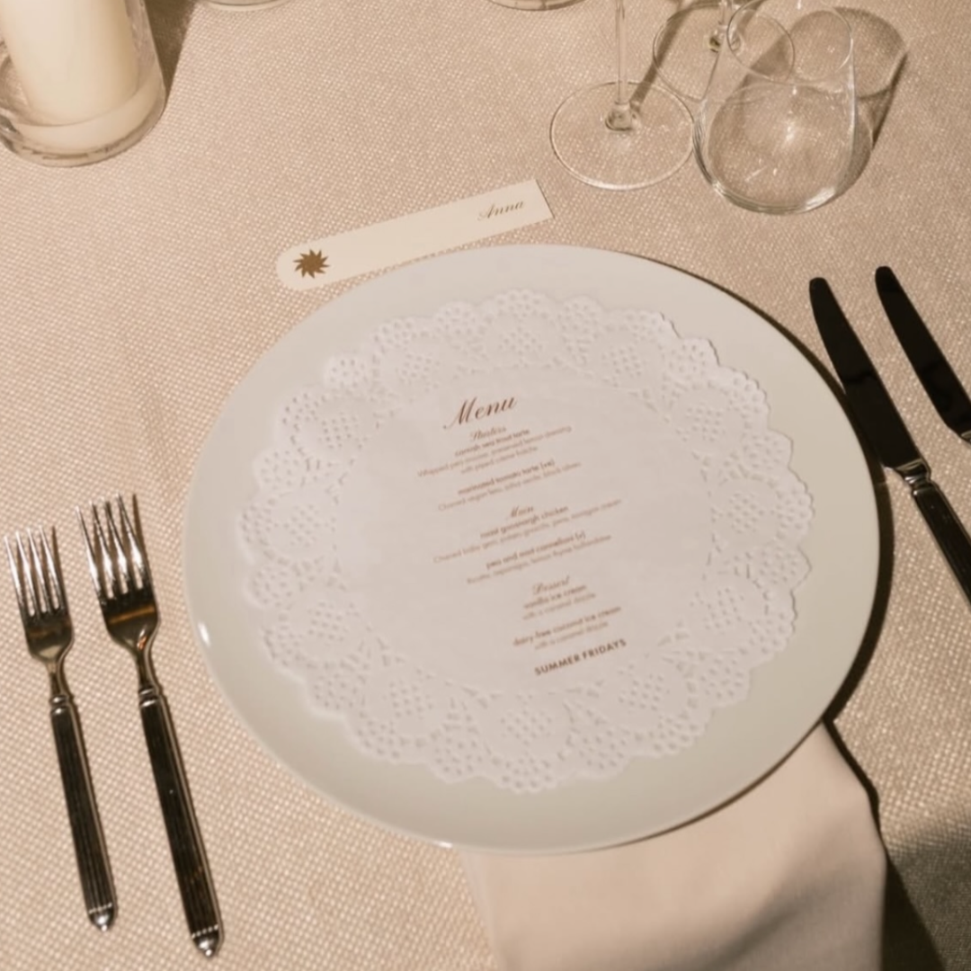 Rent: Classic White Dinner Set From