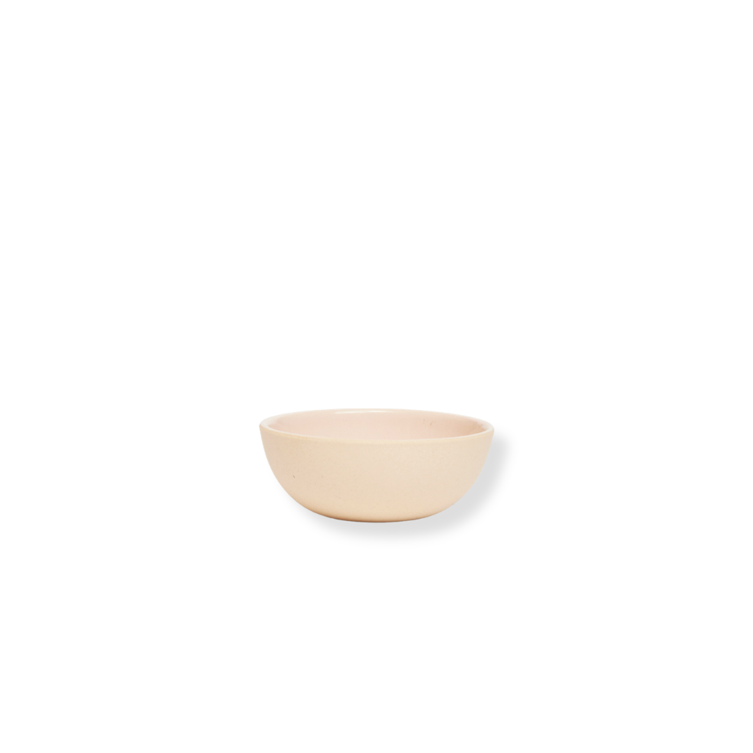 Rent: Tiny Pink Shell Bisque Bowl (6.4cm)