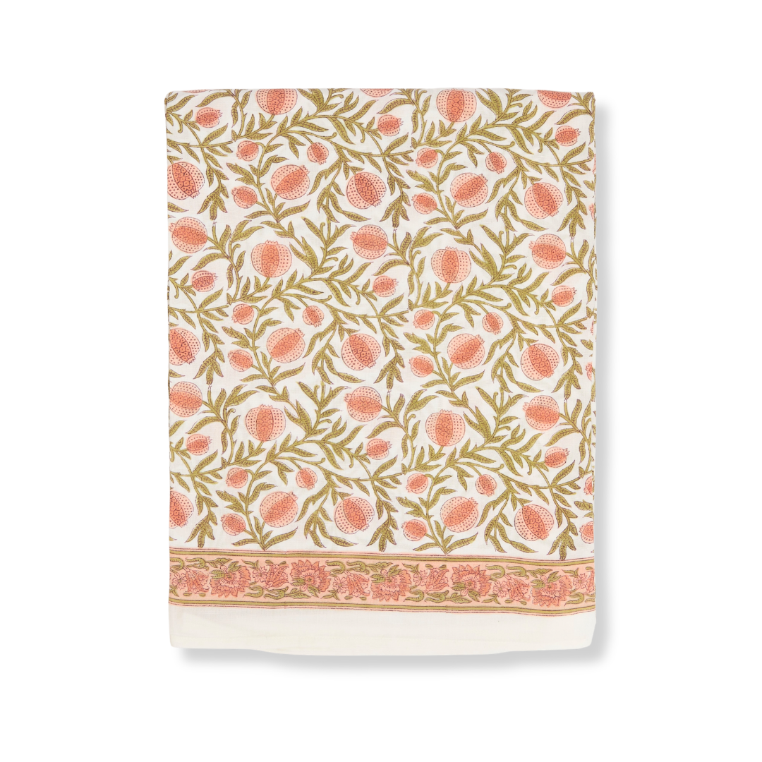 Rent: Alana Pink Pomegranate Tablecloth
