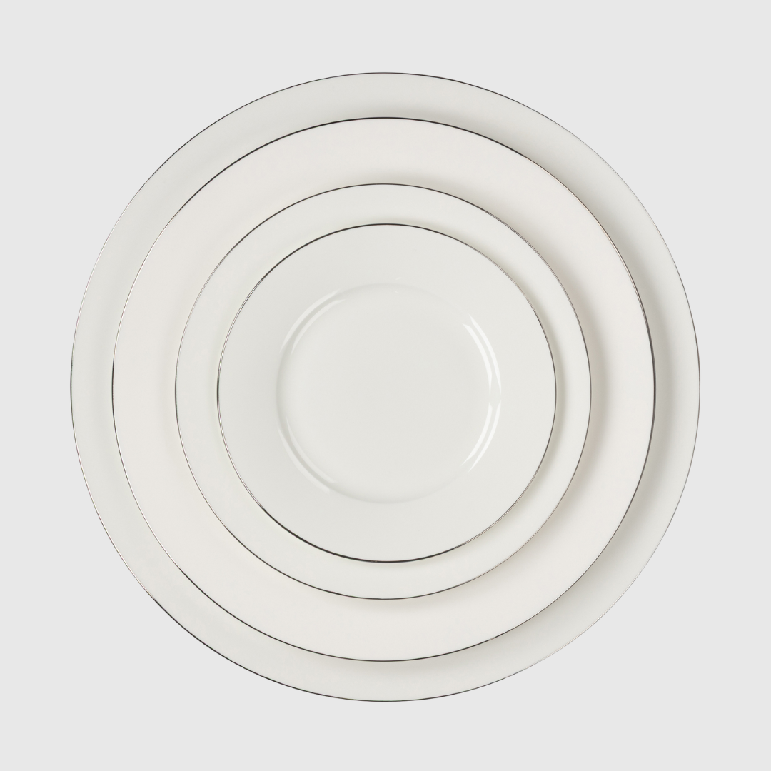 Rent: Selene Silver Charger (30.5cm)