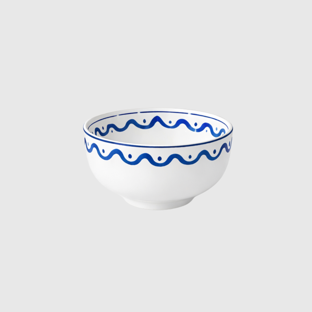 Wave Blue Bowl - 13.5cm