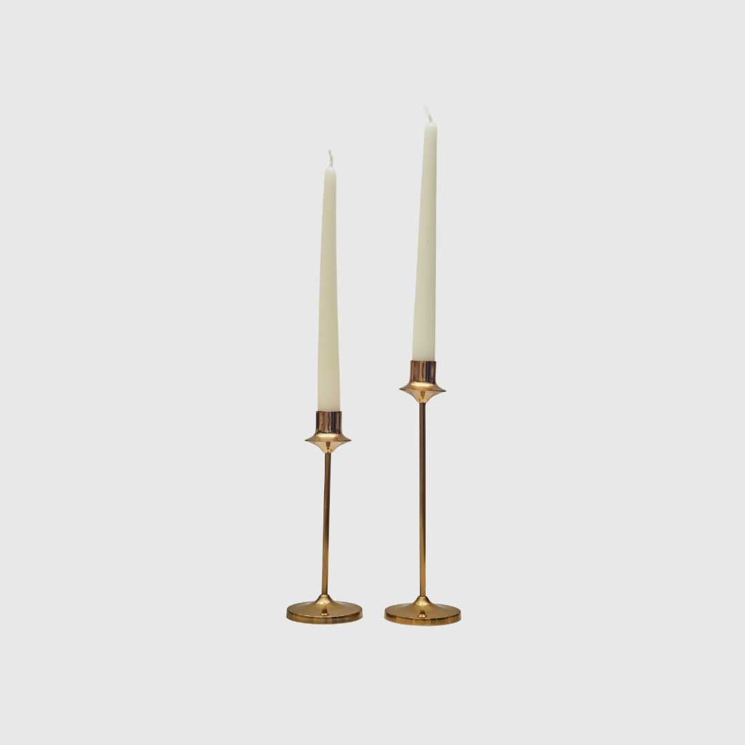 Rent: Antique Gold Candlestick Holder