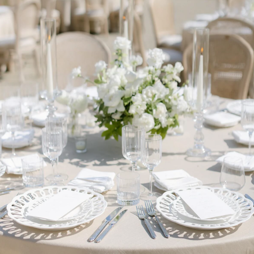 Rent: Lattice White Set From