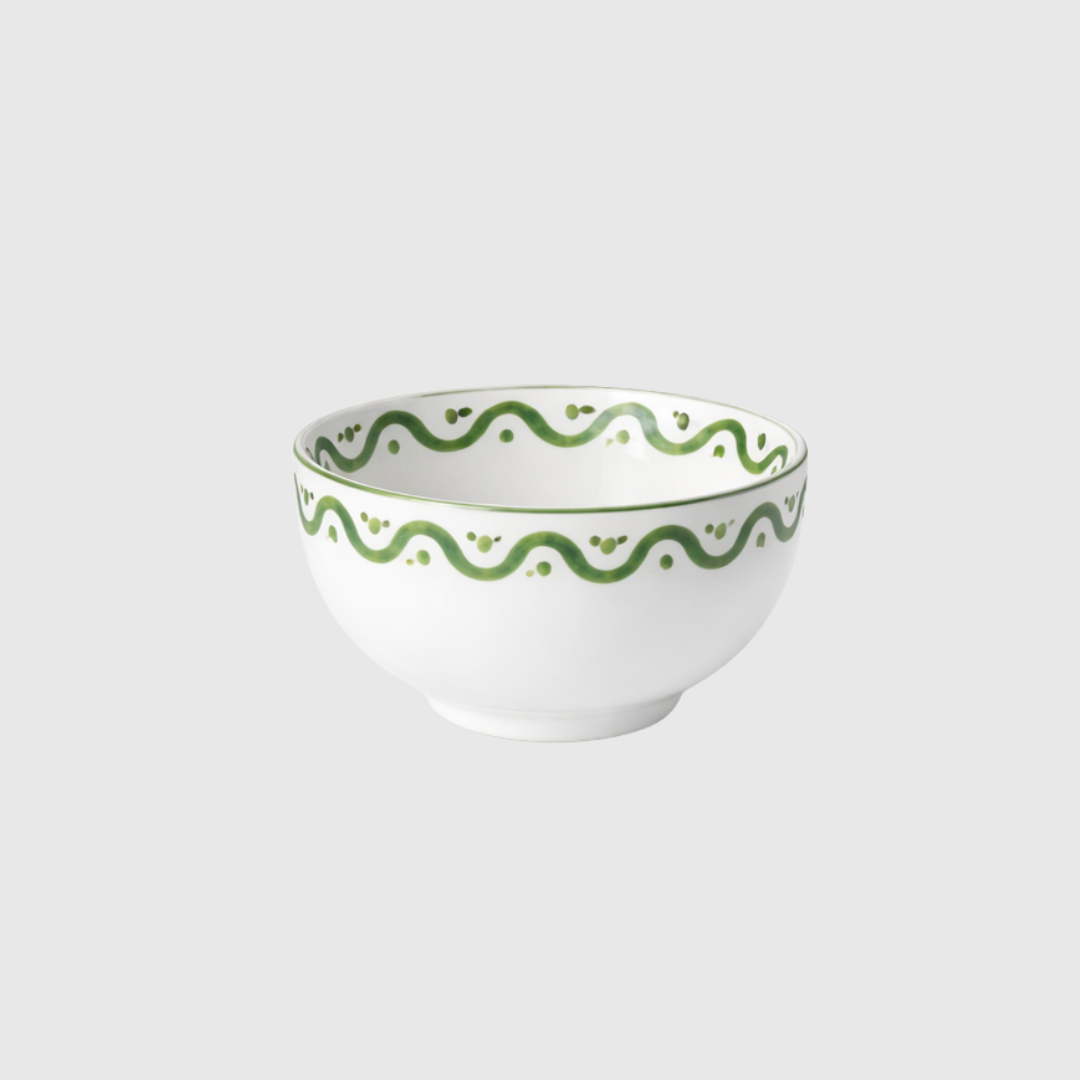 Wave Green Bowl - 13.5cm