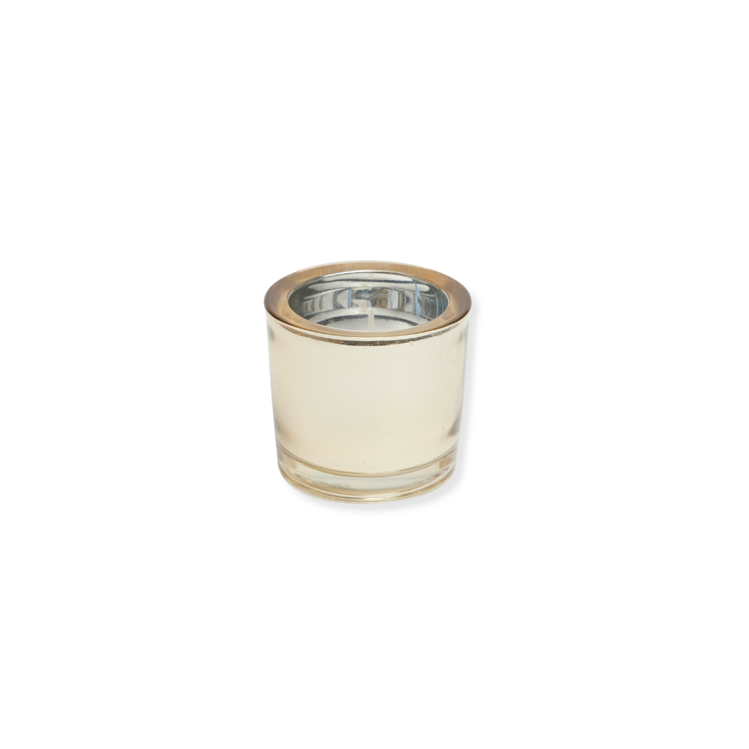 Rent: Gold Mirrored Tealight Holder (6cm)