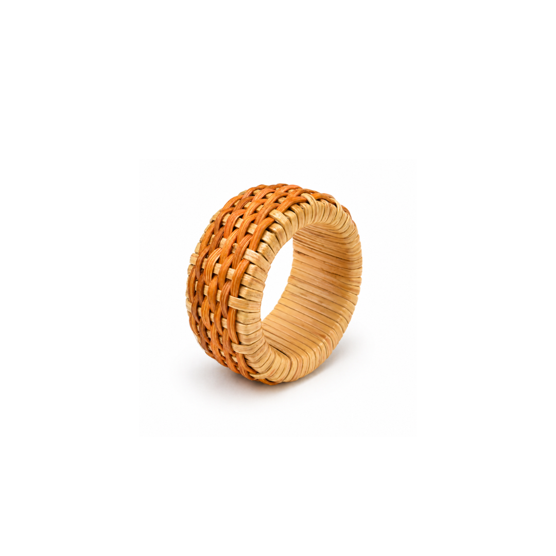 Rent: Terracotta Woven Napkin Holder