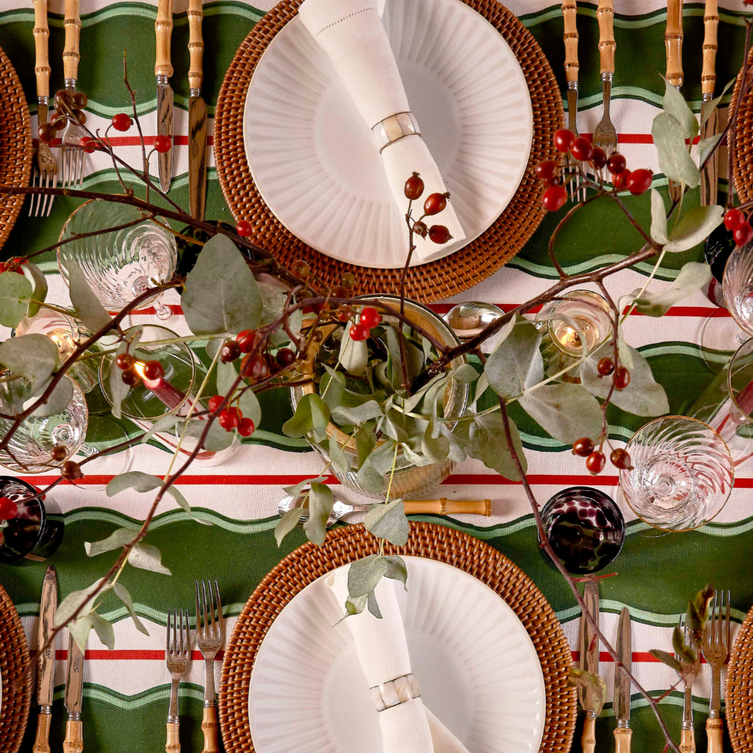 Cream Hemstitch Napkins (set of 4)