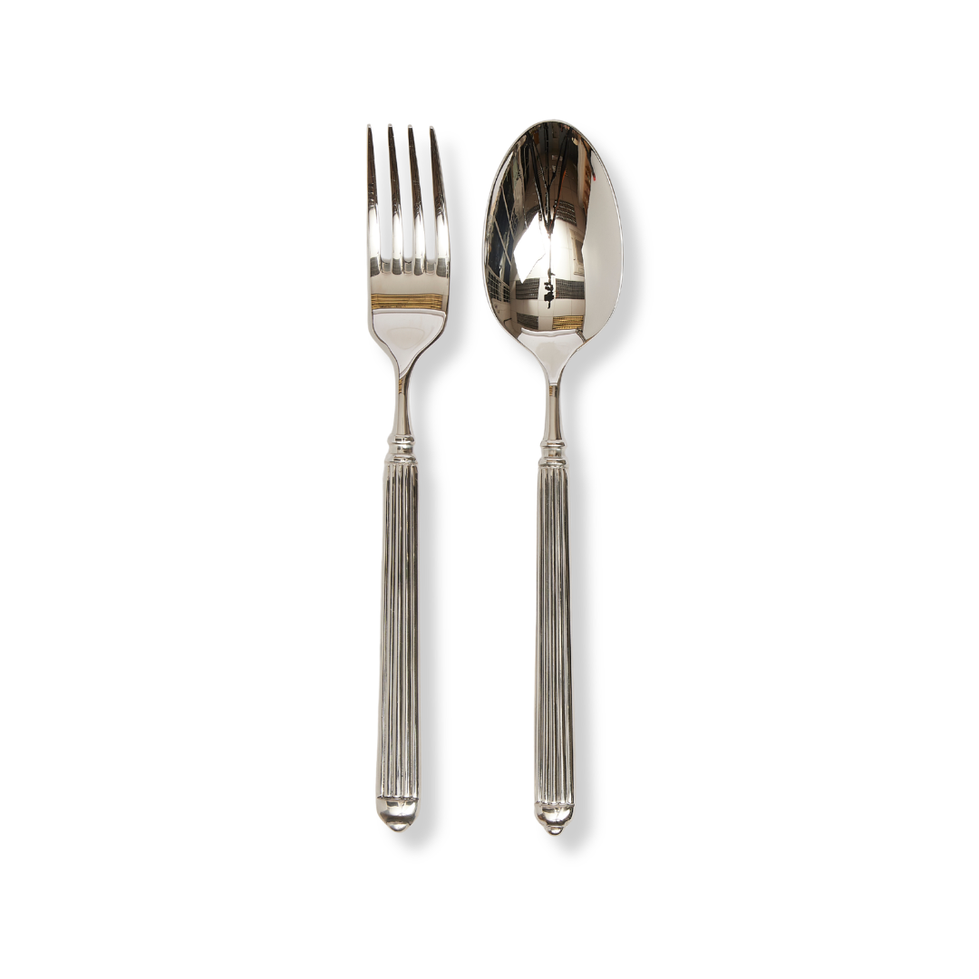 Rent: Windsor Silver Serving Fork & Spoon