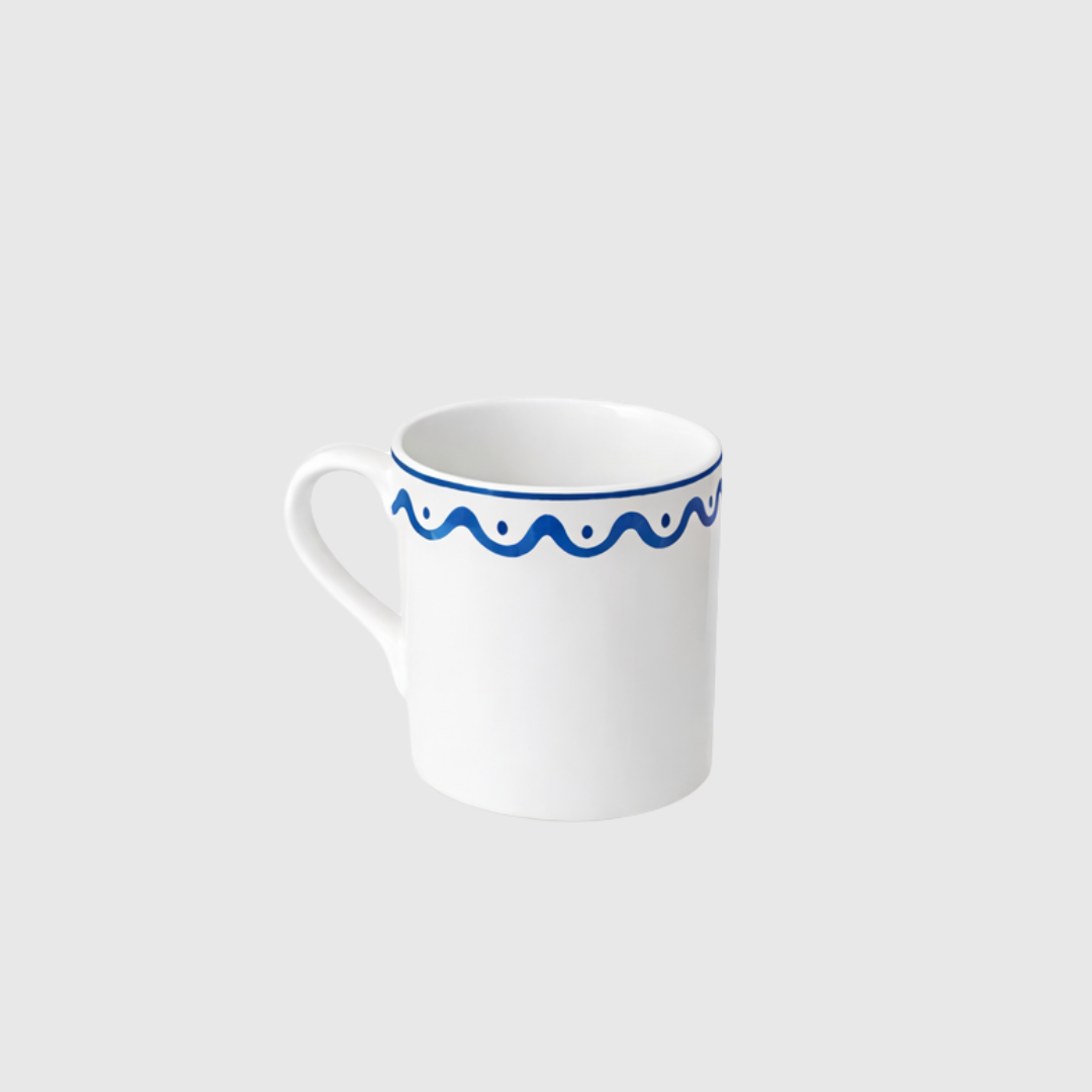 Wave Blue Mug - 8.8cm
