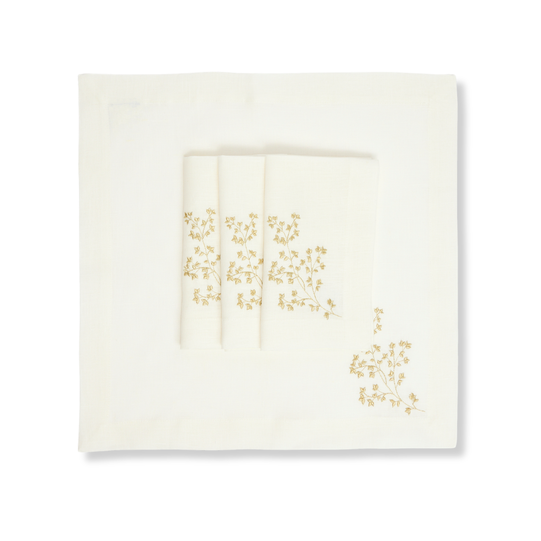 Rent: Victoria Gold Napkin (40x40cm)