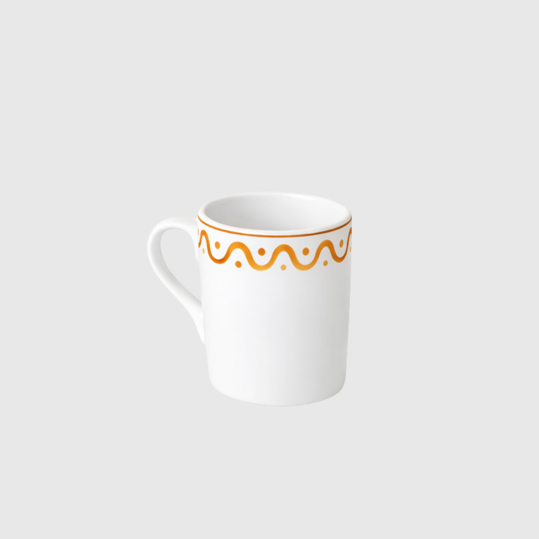 Wave Amber Mug - 8.8cm