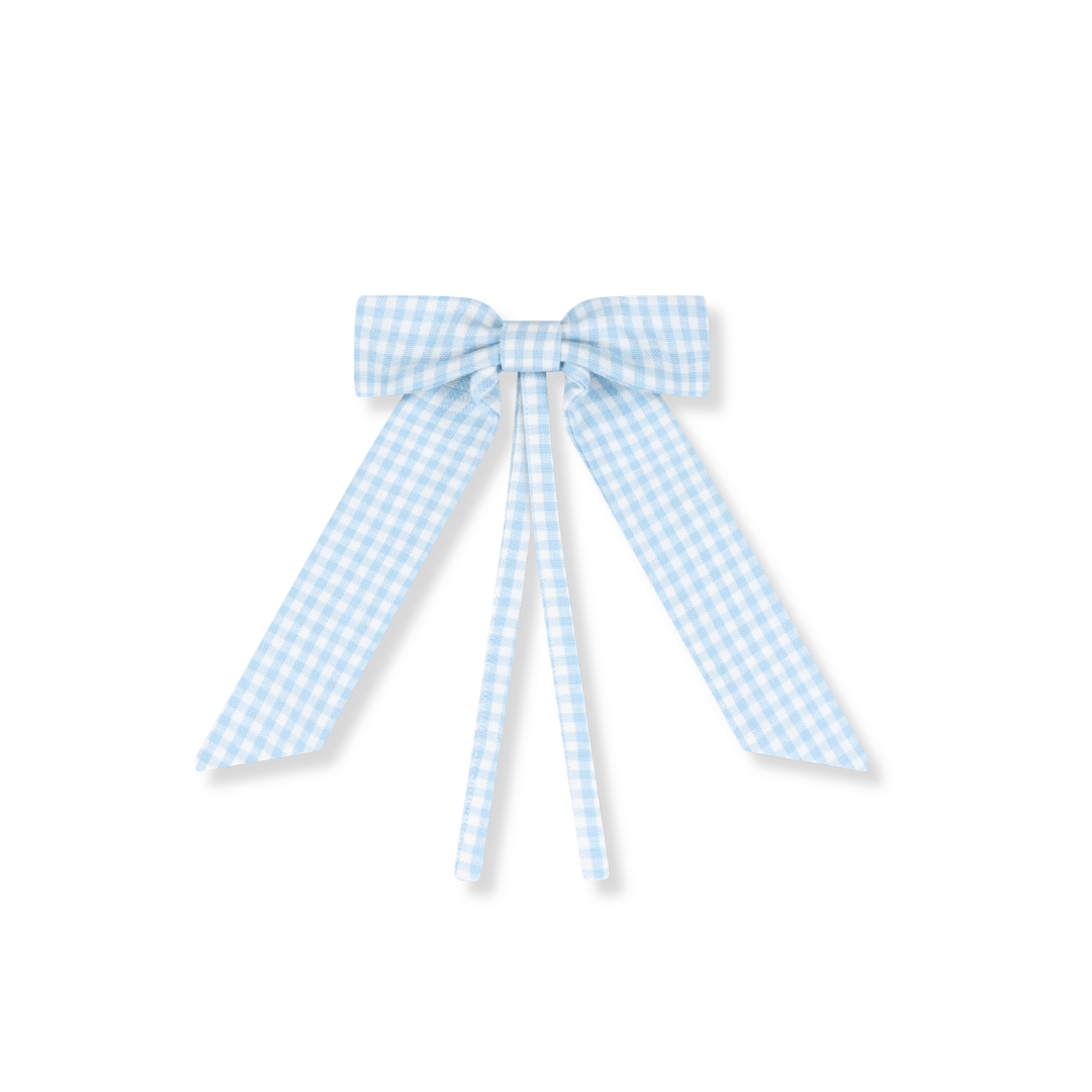 Rent: Blue Checkered Napkin Bows