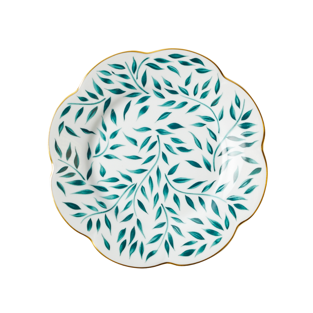 Rent: Green & Gold Leaves Dinner (28cm)