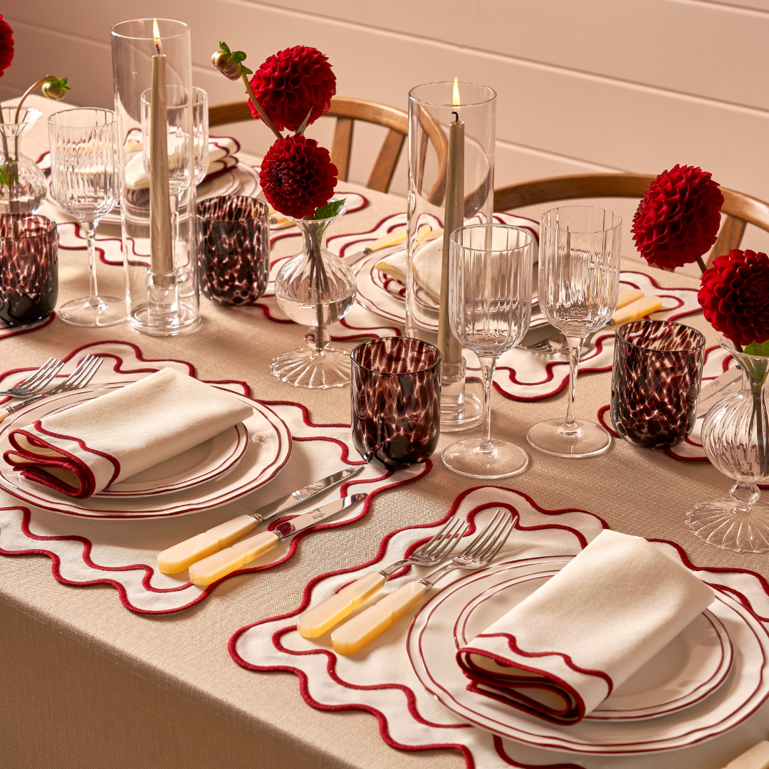 Rent: Dappled Burgundy Tumbler (10cm)