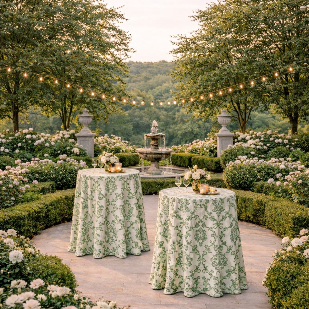 Rent: Lola Vine Poseur / Small Round Tablecloth