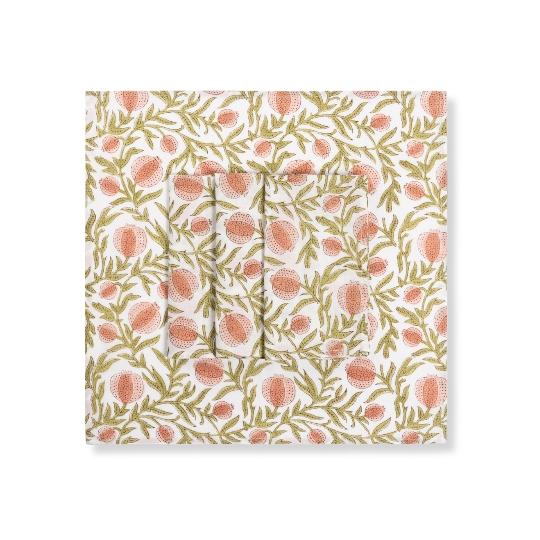 Rent: Pink Alana Pomegranate Napkin (40x40cm)