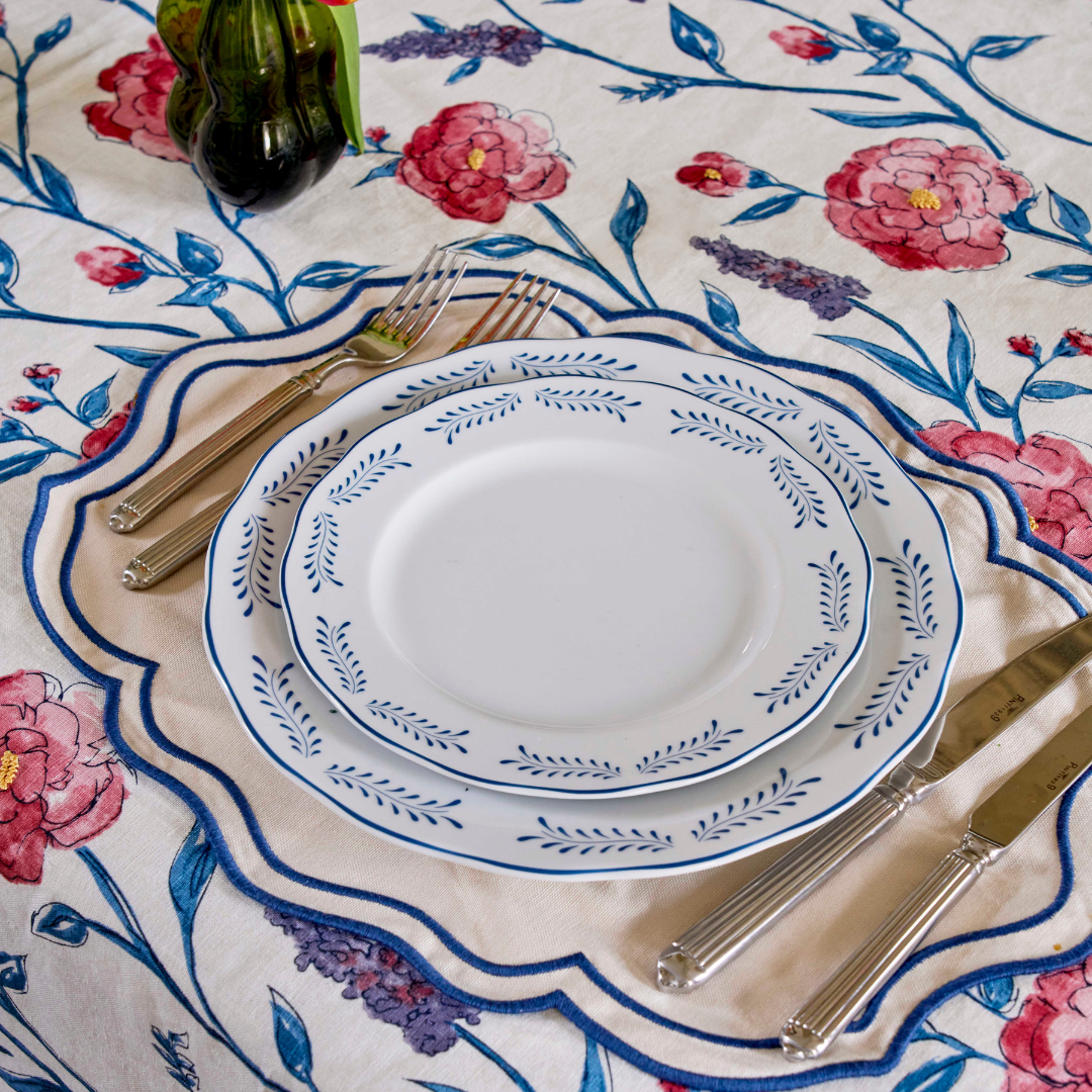 Rent: The Margaux Blue Dinner Plate (26cm)