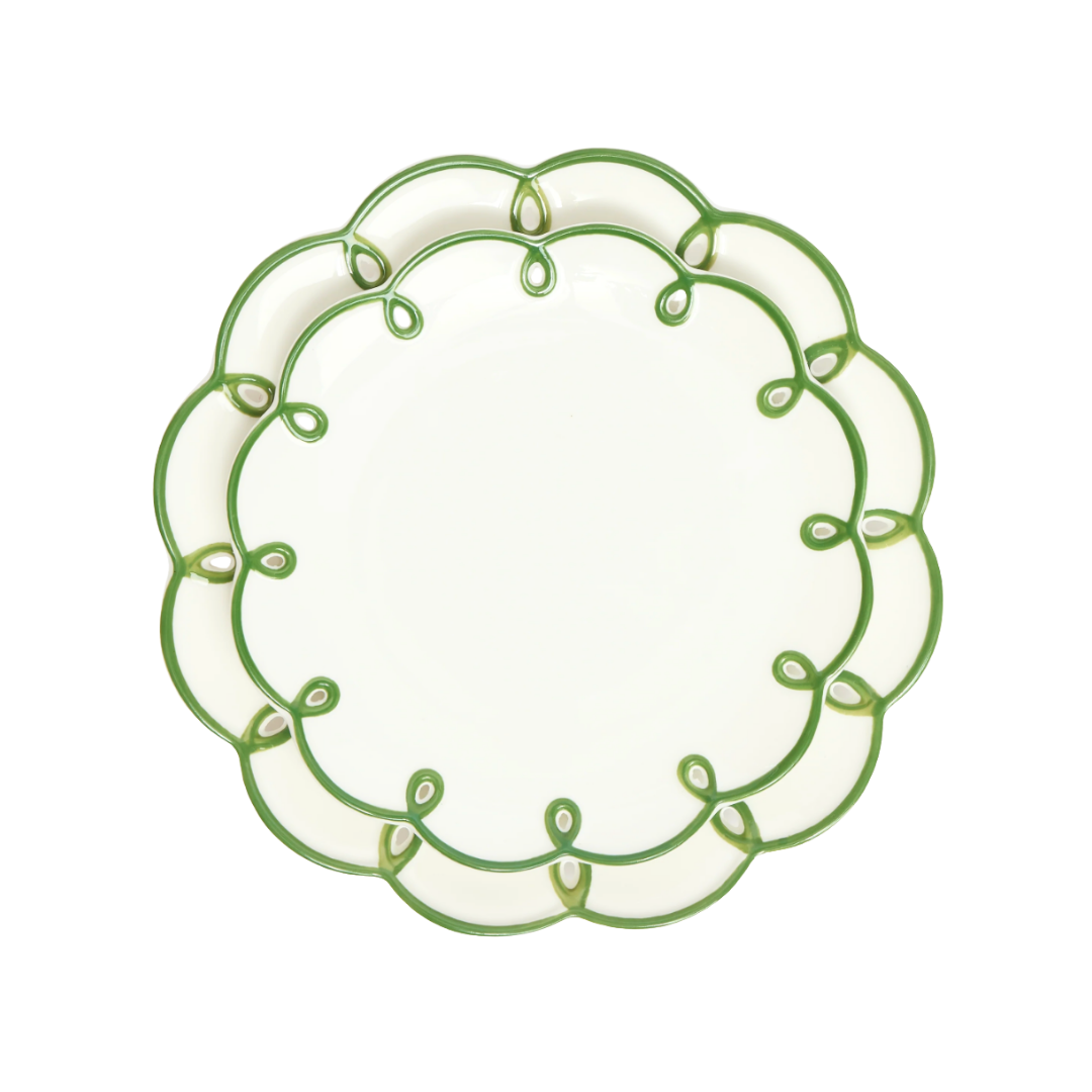 Rent: Green Colette Dinner (28cm)