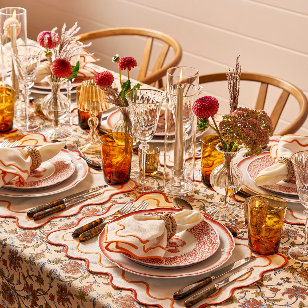 Wholesale: Embroidered Clementine Placemats