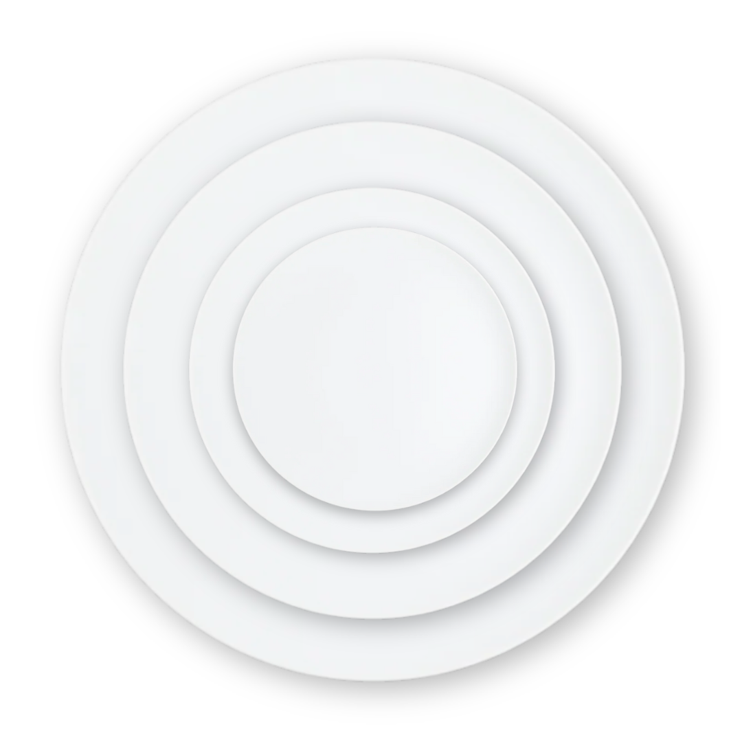 Rent: Classic White Dinner Set From