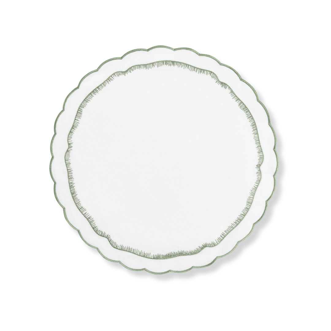 Rent: Safiya Green Placemat (42cm)