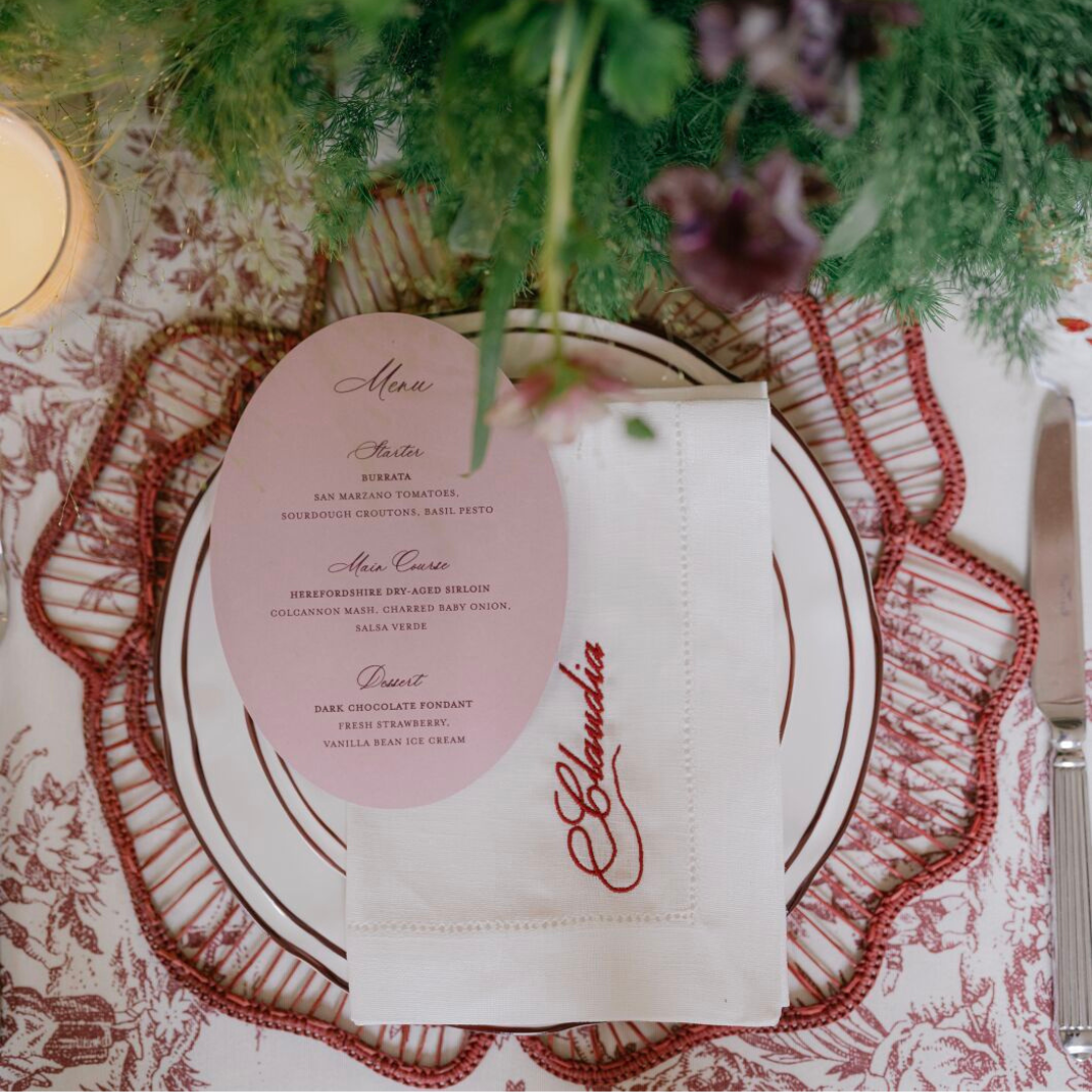 Rent: Rosa Handwoven Placemat (37cm)
