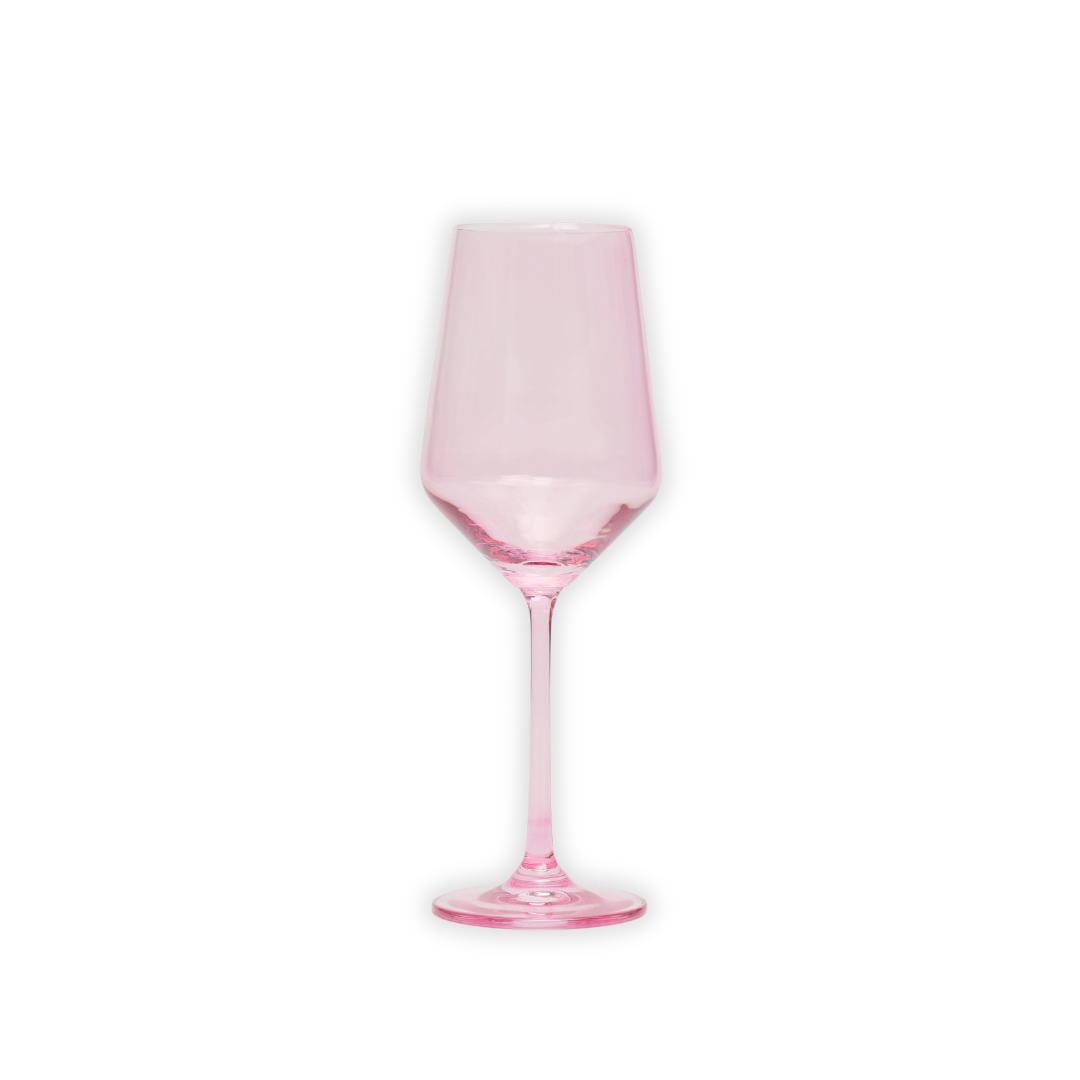 Rent: Pink Wine Glass (23cm)