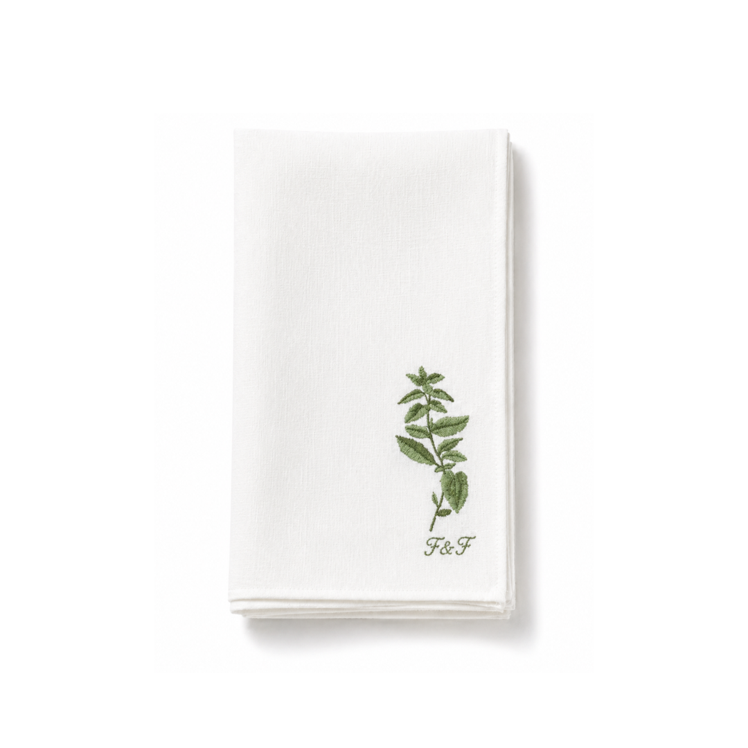 BESPOKE EMBROIDERED NAPKINS