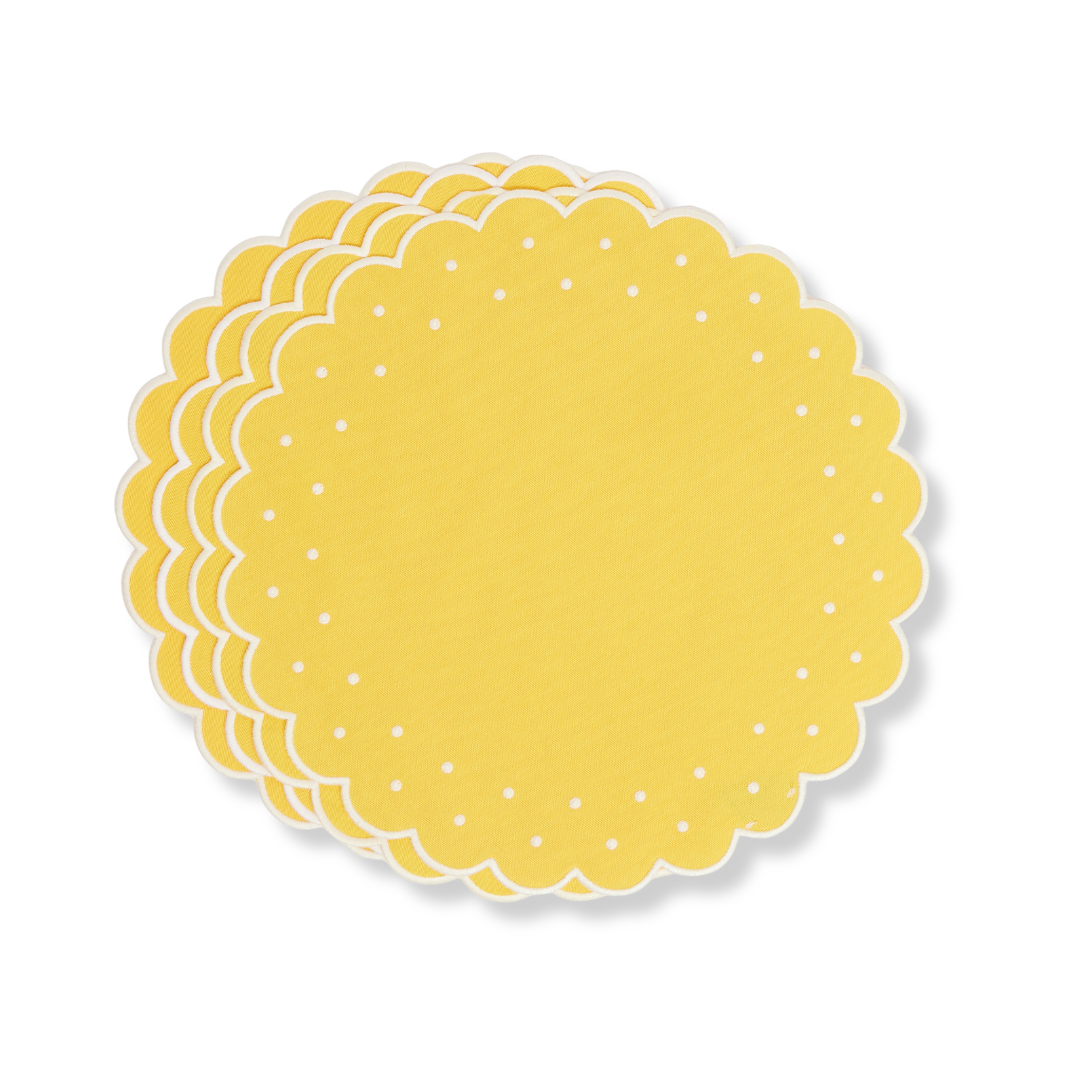 Rent: Daisy Yellow Placemat (40cm)