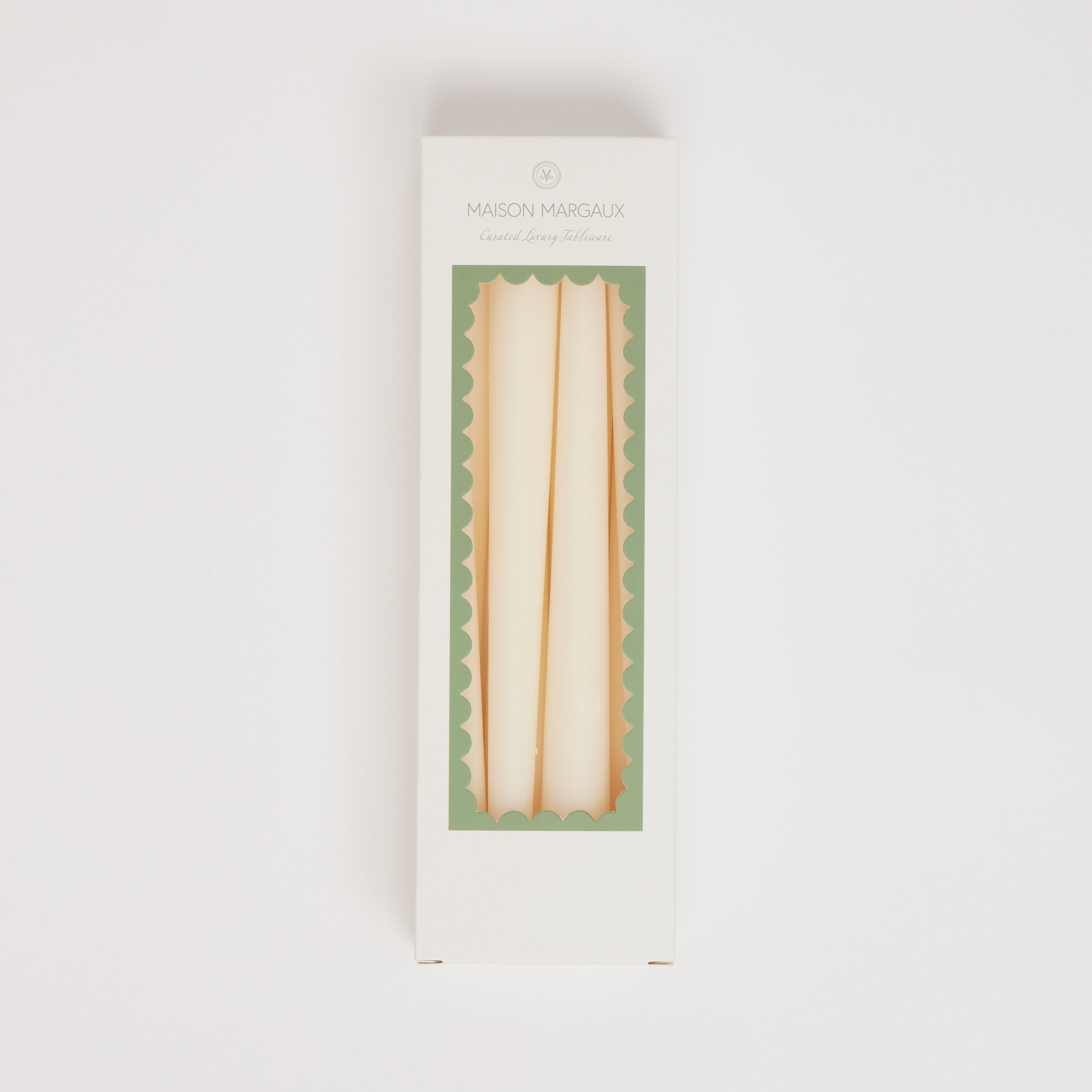 Soft White Tapered Candles (set of 8)