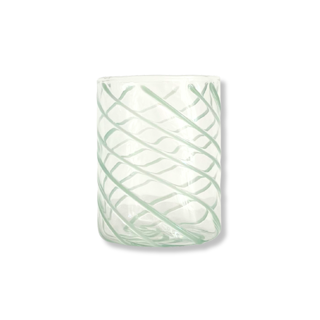 Rent: Green Swirl Tumbler (10cm)