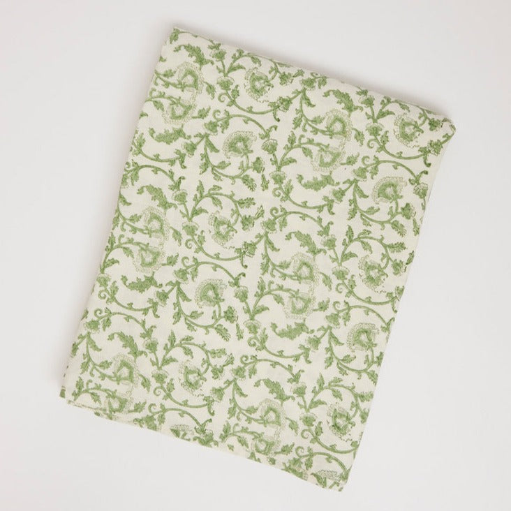 Lola Green Vine Tablecloth - 245x330cm