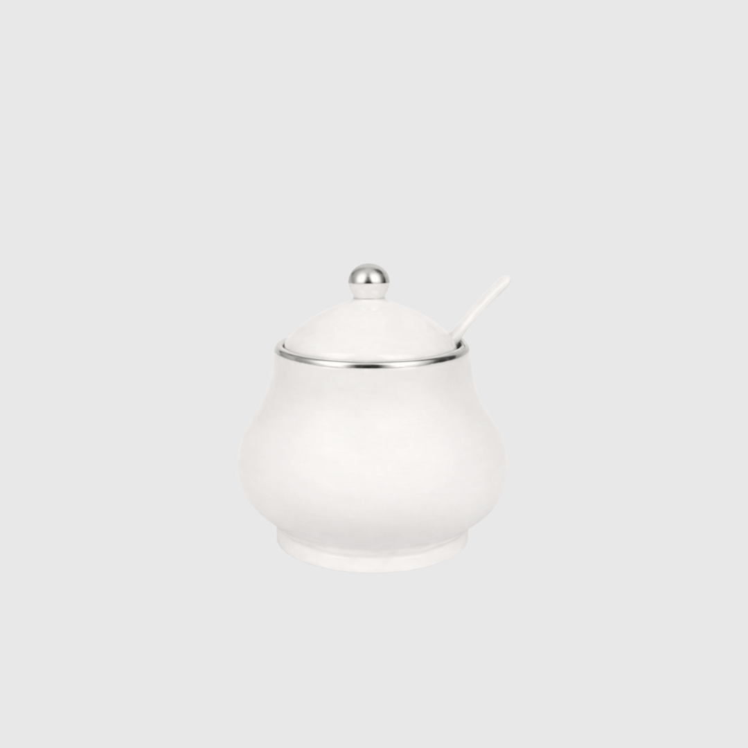 Selene Silver Sugar Pot - 6.5cm