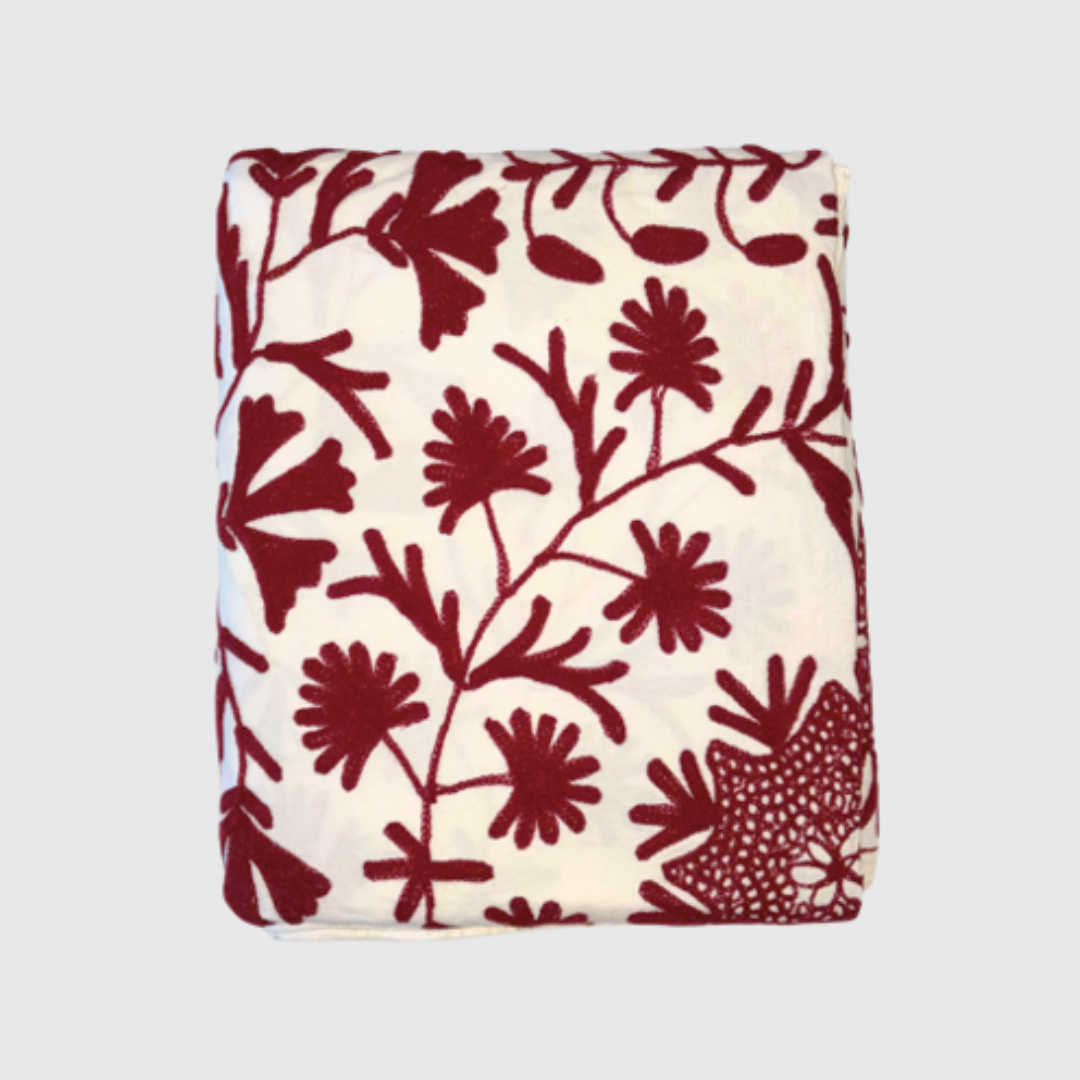 Scarlett Suzani Embroidered Tablecloth - 180x300cm